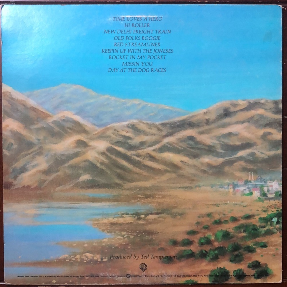 Little Feat Time Loves A Hero Vinyl Lp '77